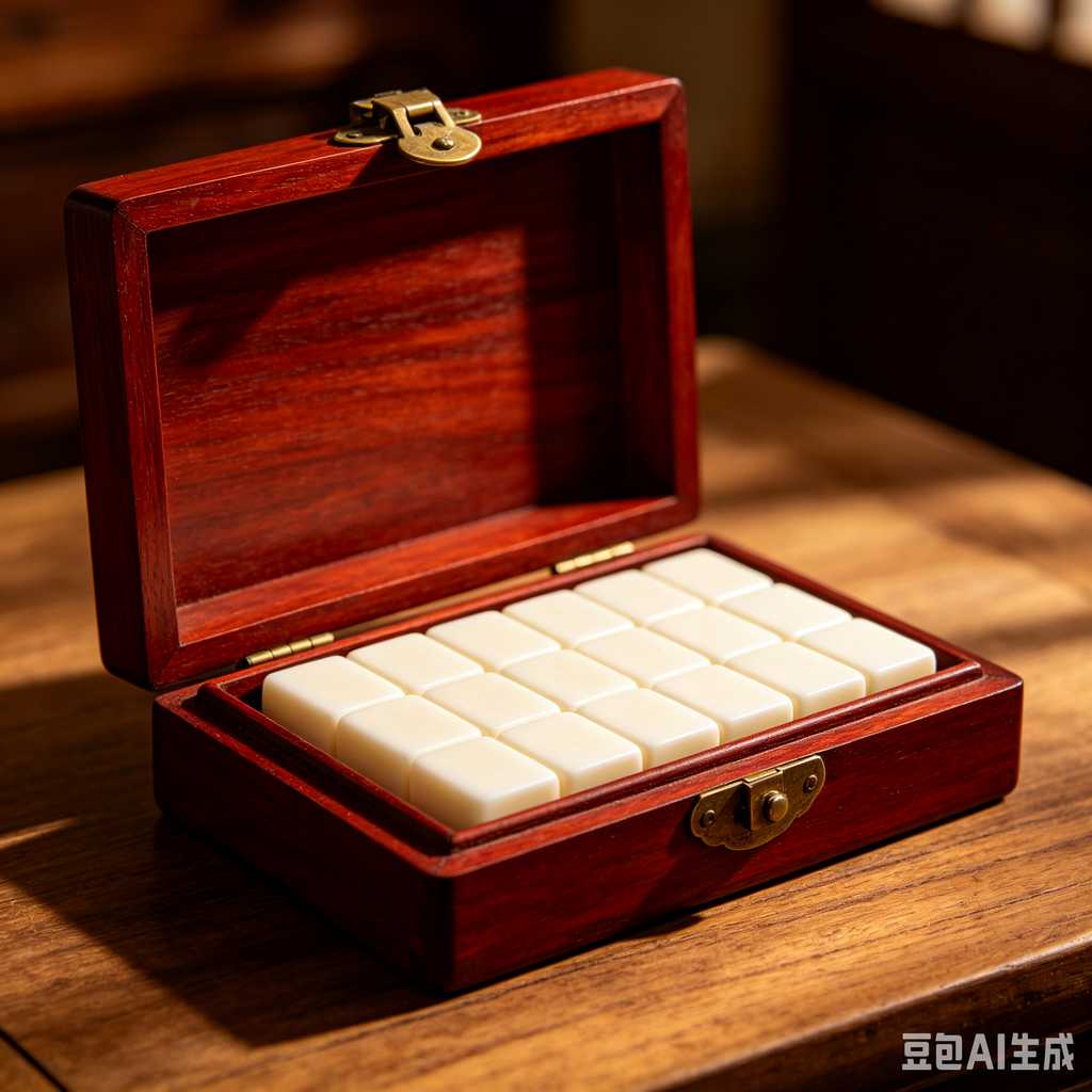 mahjong rule card included
